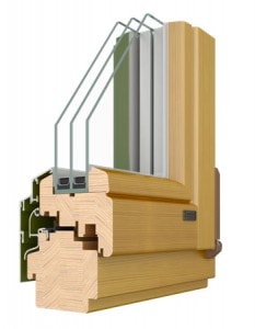 Przekrój ramiaka ELITE 92 ALU