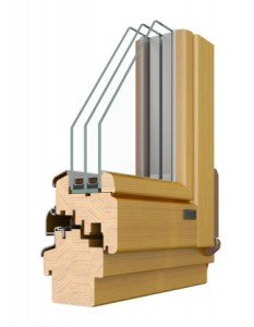 Okno drewniane Thermo 80
