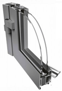 Drzwi aluminiowe ciepłe PE 68