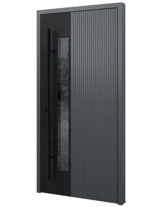 Drzwi zewnętrzne Barański Premium – linia Glass PZ, model DB 520