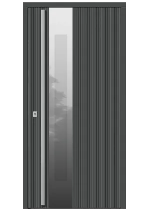 Drzwi zewnętrzne Barański Premium – linia Glass PZ, model DB 525
