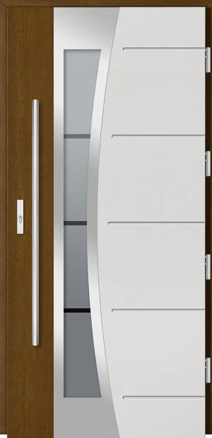 Drzwi zewnętrzne Barański Premium – linia Simple, model DB 338