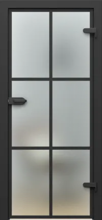 Drzwi Porta Glass Glass, szyba matowa ze szprosami, wzór 3 Siedlce Drzwi wewnętrzne Porta – linia Glass, model Glass, szyba matowa ze szprosami, wzór 3