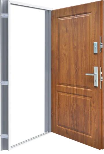 Drzwi przeciwpożarowe KMT 54 EI2 30 w okleinie złotego dębu