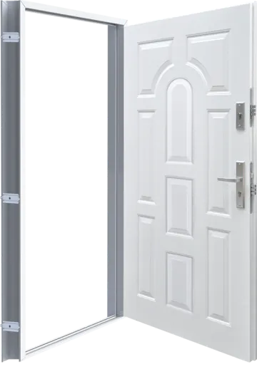 Drzwi stalowe KMT 54 Standard z głębokim tłoczeniem