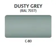 żaluzja fasadowa kolor Dusty Gray RAL 7037