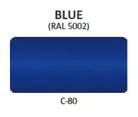 żaluzja fasadowa kolor Niebieski RAL 5002